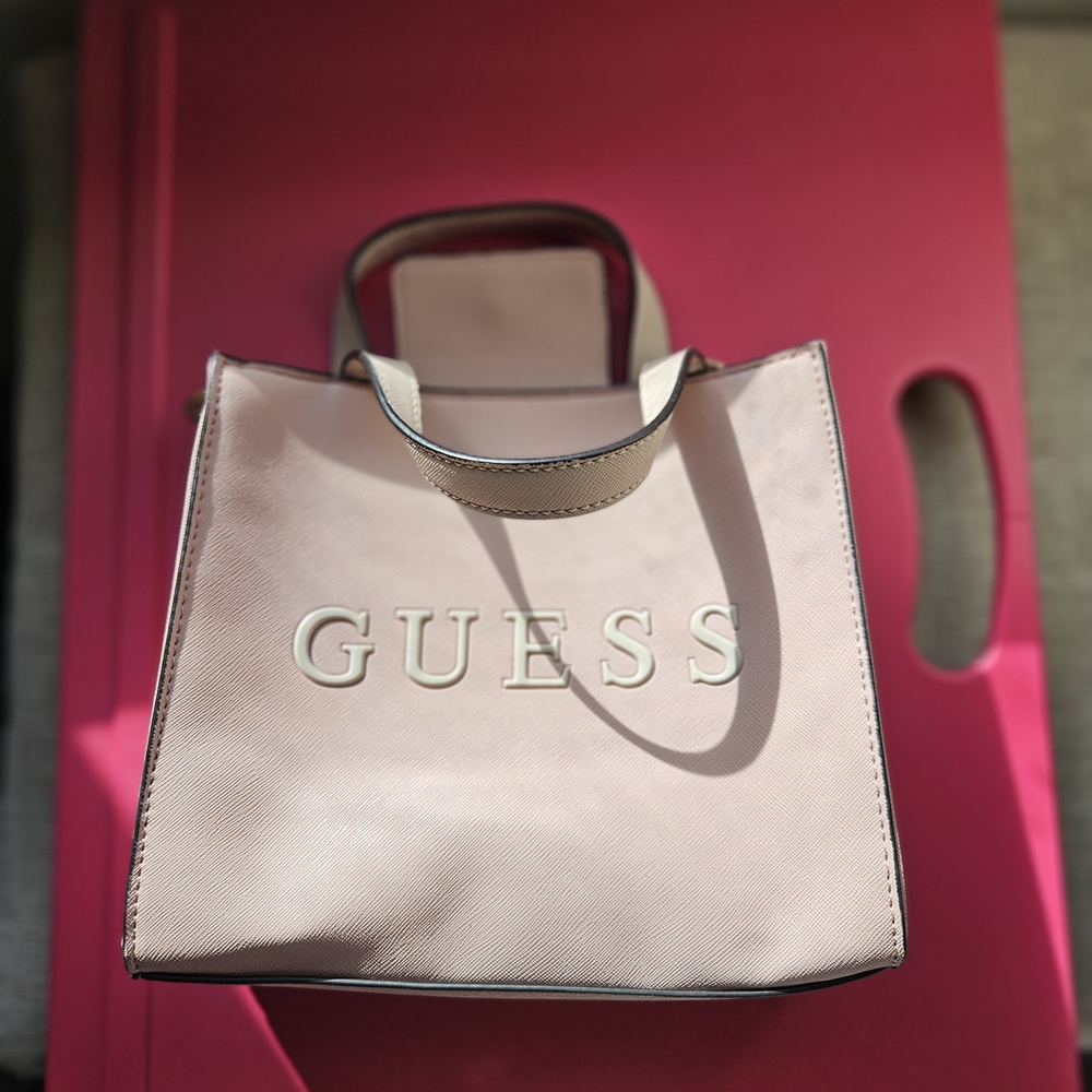 GUESS Light Pink Tote Bag